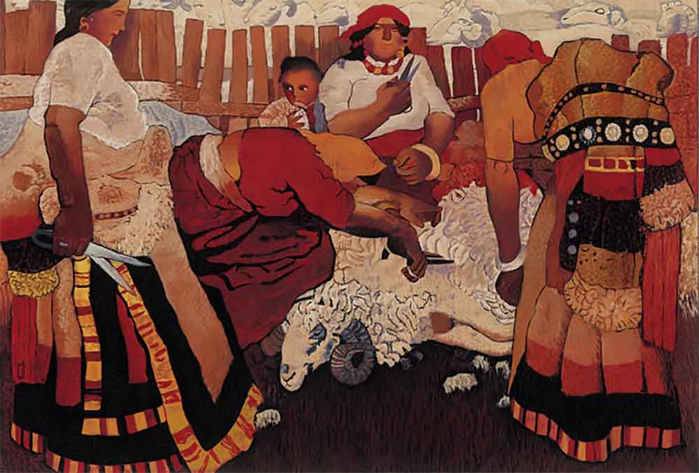 Sheepshearing by Chunya Zhou