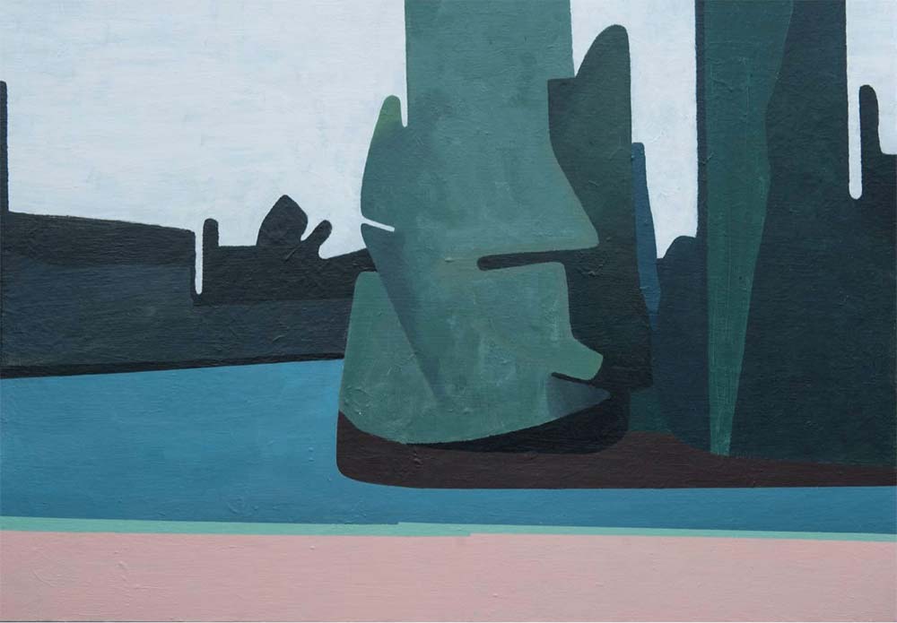 Xu Cong work titled Lake