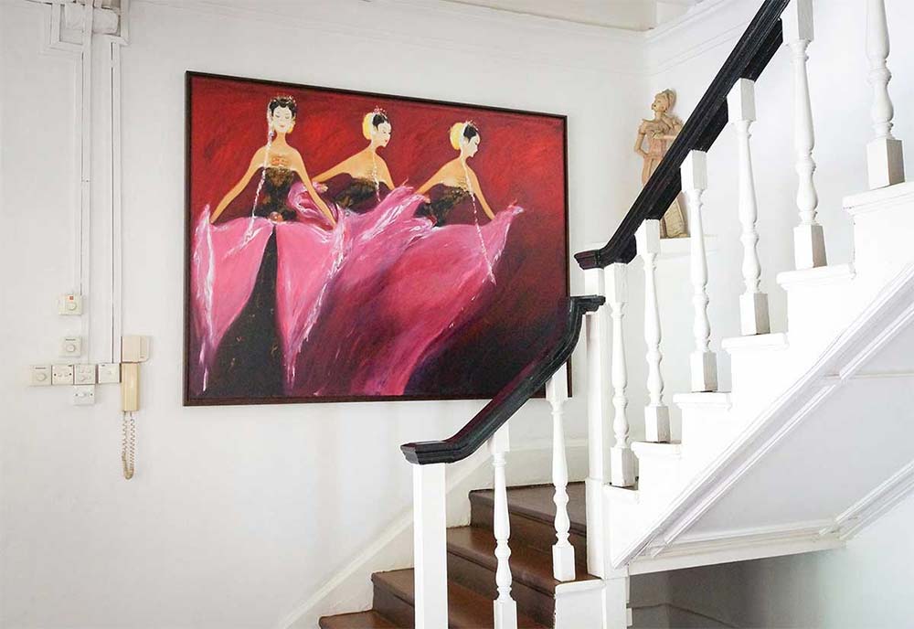 Shrihadi Soedarsono artwork on wall