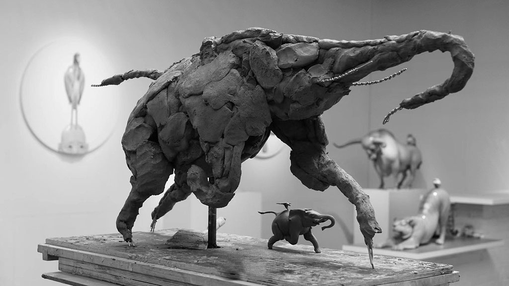 In the studio with Chinese sculptor Zhao Kai