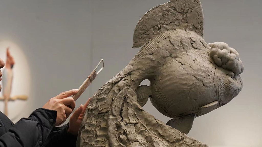 In the studio with Chinese sculptor Zhao Kai