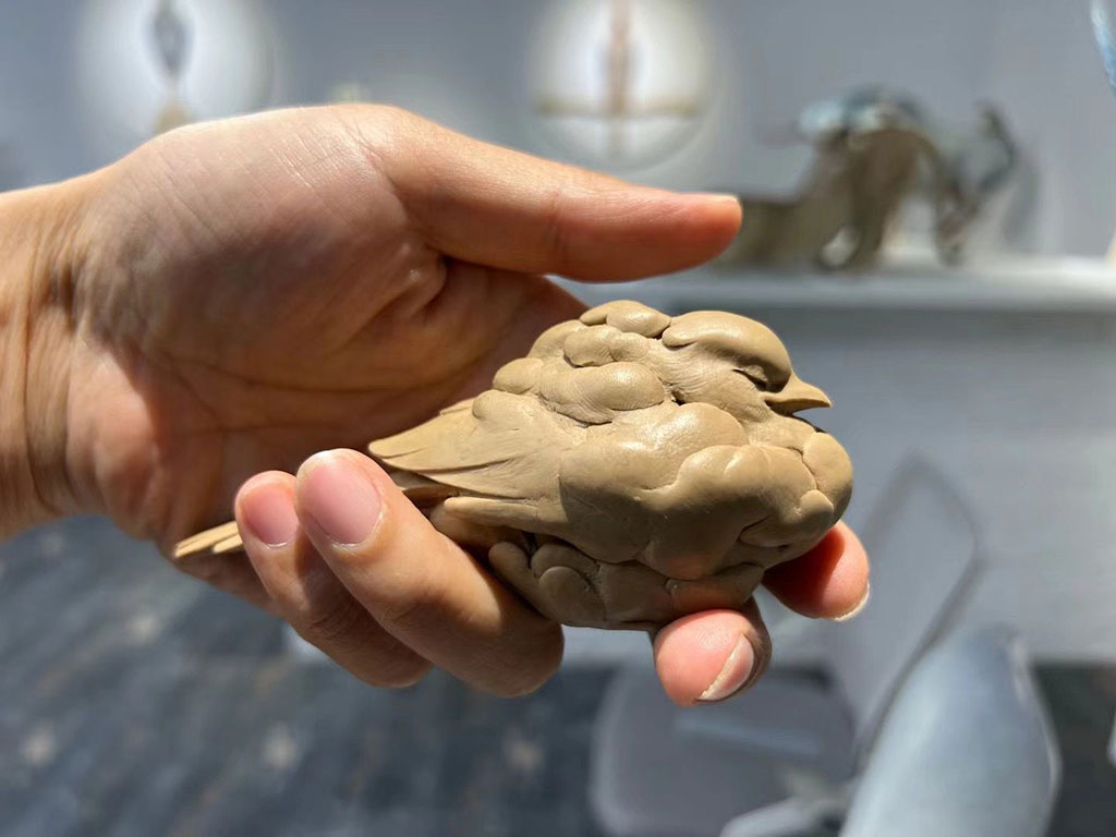 In the studio with Chinese sculptor Zhao Kai