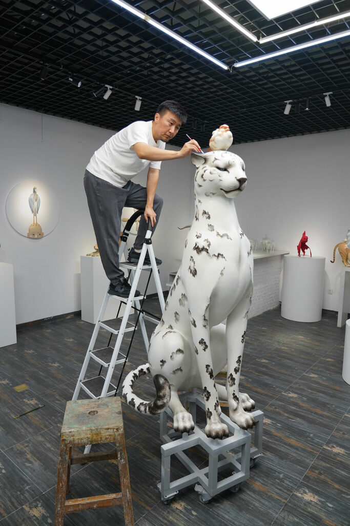 In the studio with Chinese sculptor Zhao Kai